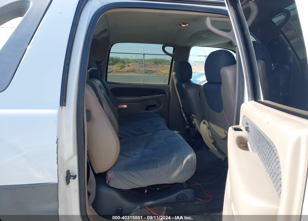 2002 CHEVROLET AVALANCHE 1500 VIN: 3GNEC13T52G292937