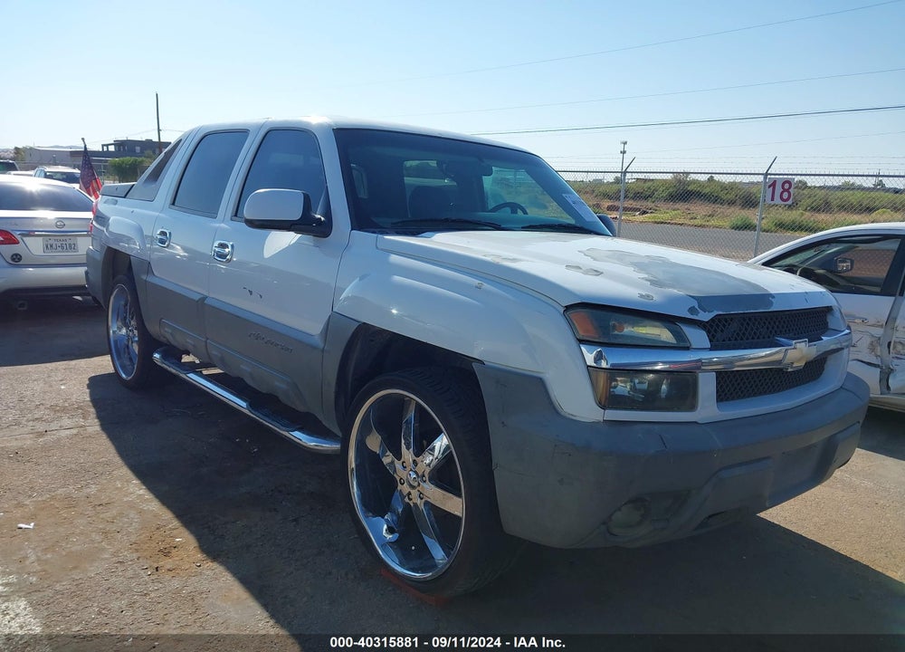 2002 CHEVROLET AVALANCHE 1500 VIN: 3GNEC13T52G292937