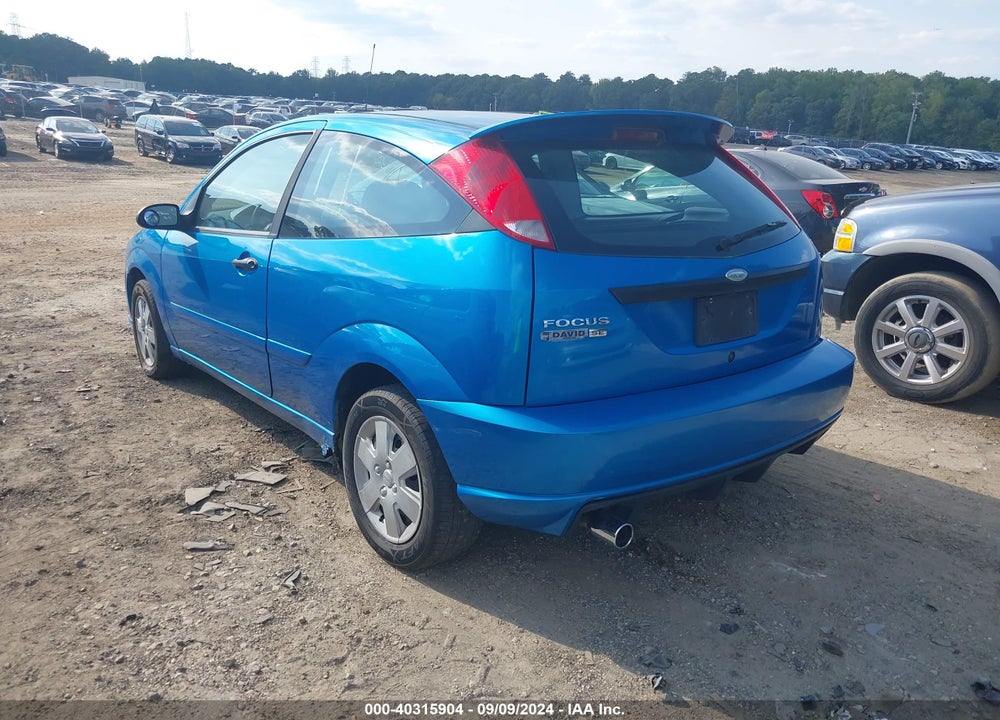 2007 FORD FOCUS S/SE/SES VIN: 1FAFP31N27W124866
