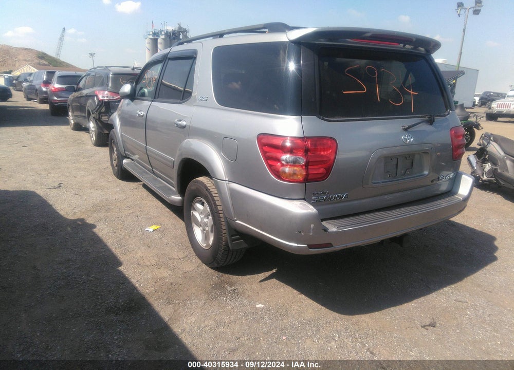 2004 TOYOTA SEQUOIA SR5 V8 VIN: 5TDBT44AX4S225247