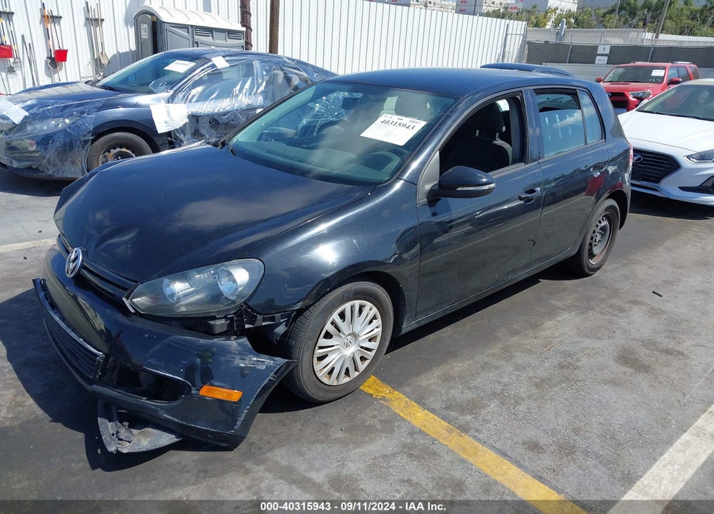 2013 VOLKSWAGEN GOLF 2.5L 4-DOOR VIN: WVWDB7AJ8DW136035