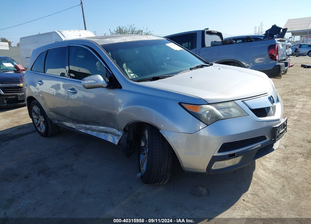 2010 ACURA MDX ADVANCE PACKAGE VIN: 2HNYD2H76AH528542