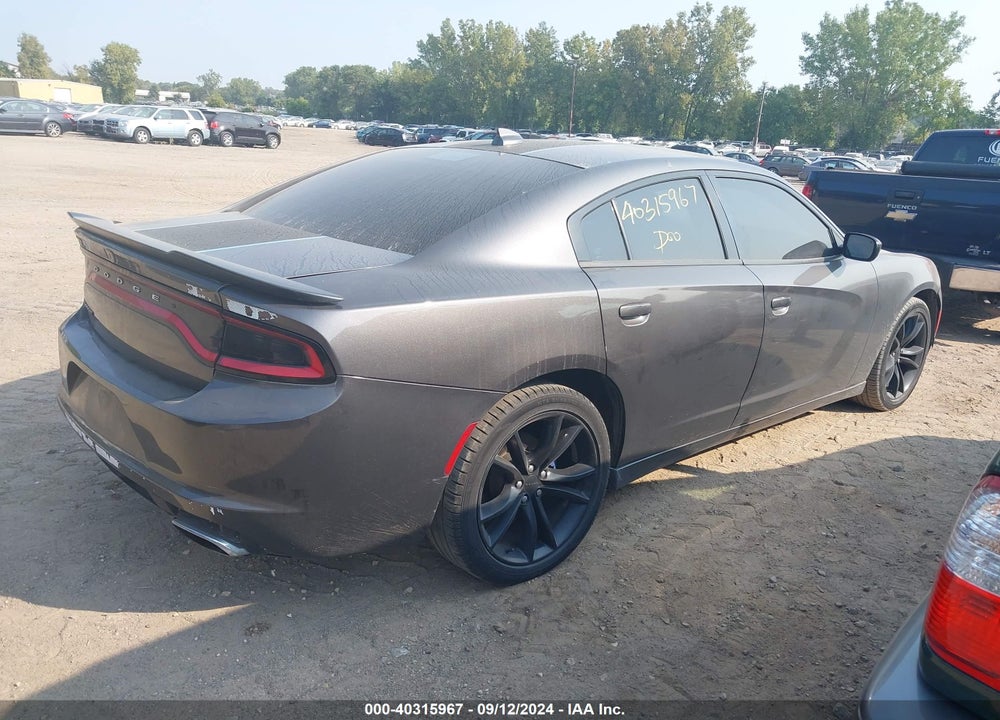 2016 DODGE CHARGER SXT VIN: 2C3CDXHG3GH330656