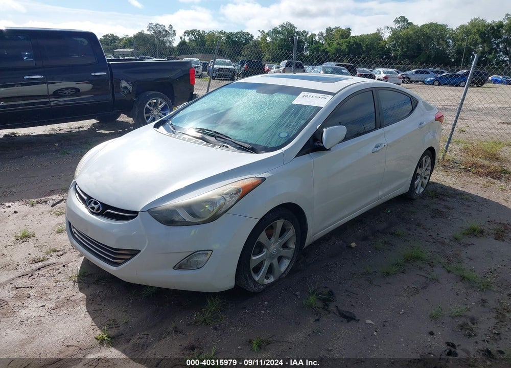 2013 HYUNDAI ELANTRA LIMITED VIN: 5NPDH4AE6DH164566