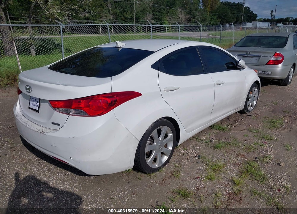 2013 HYUNDAI ELANTRA LIMITED VIN: 5NPDH4AE6DH164566