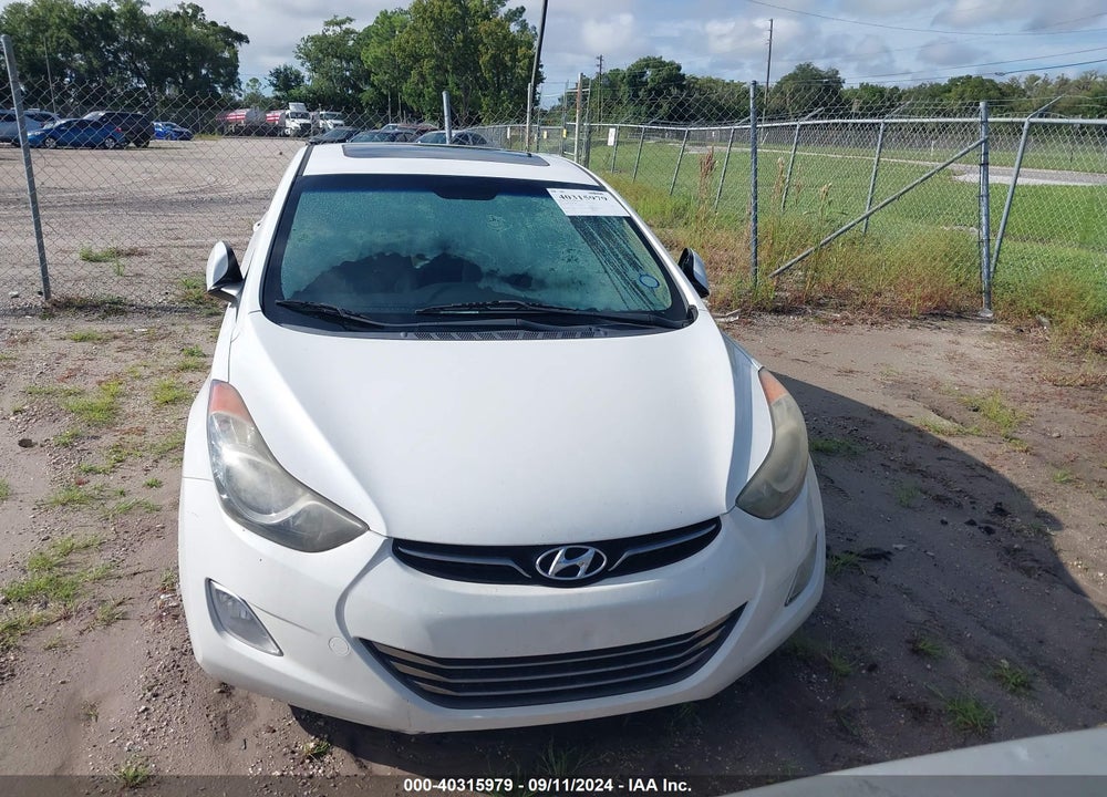 2013 HYUNDAI ELANTRA LIMITED VIN: 5NPDH4AE6DH164566