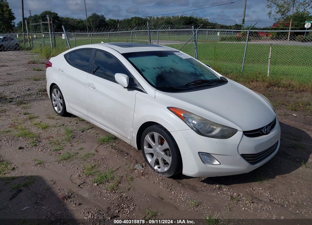2013 HYUNDAI ELANTRA LIMITED VIN: 5NPDH4AE6DH164566