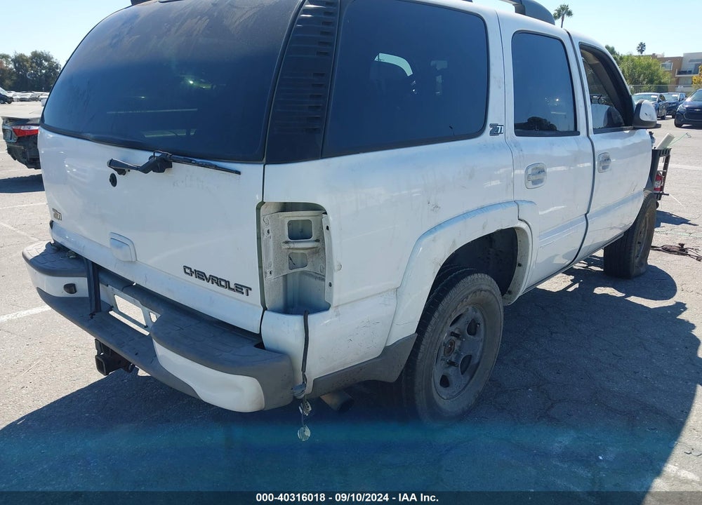 2004 CHEVROLET TAHOE Z71 VIN: 1GNEK13T54R202580