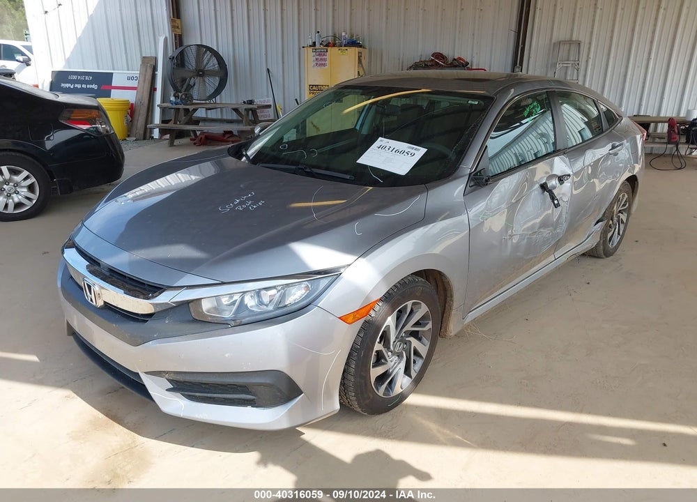 2018 HONDA CIVIC EX VIN: 19XFC2F7XJE012490