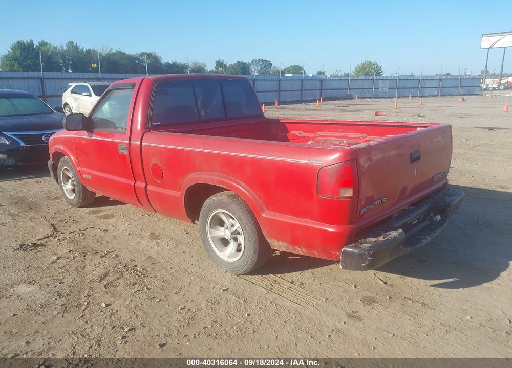 1998 CHEVROLET S-10 FLEETSIDE VIN: 1GCCS1442W8142323