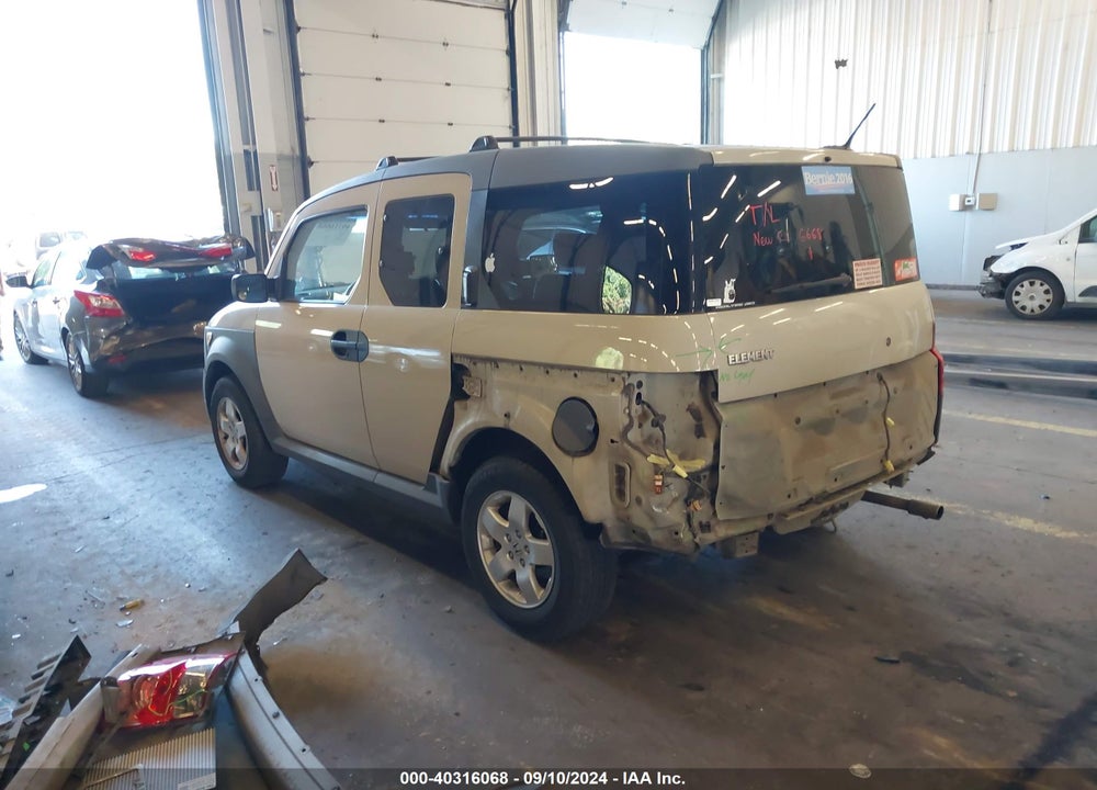 2005 HONDA ELEMENT EX VIN: 5J6YH28625L004129