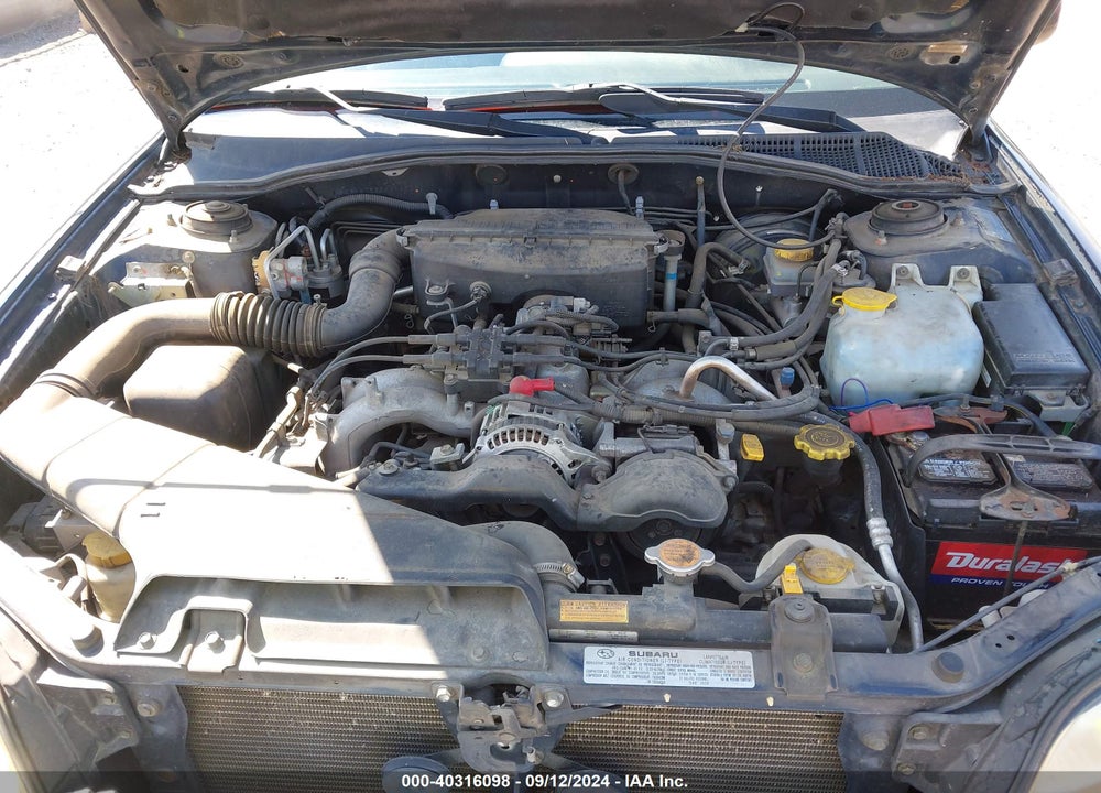 2000 SUBARU OUTBACK VIN: 4S3BH6758Y6616933