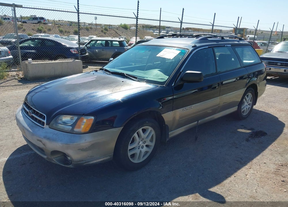 2000 SUBARU OUTBACK VIN: 4S3BH6758Y6616933