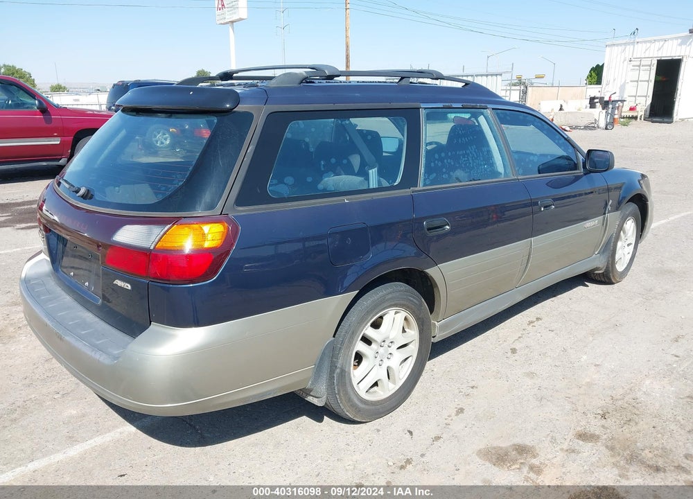 2000 SUBARU OUTBACK VIN: 4S3BH6758Y6616933