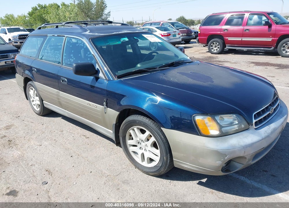 2000 SUBARU OUTBACK VIN: 4S3BH6758Y6616933