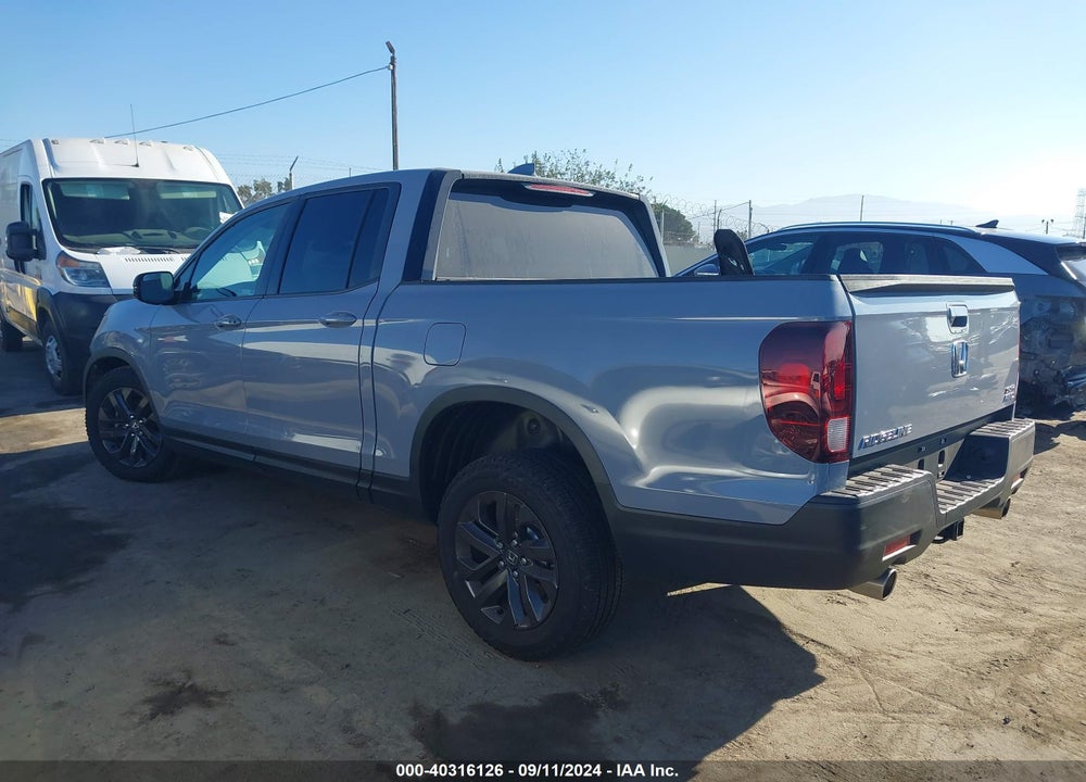 2023 HONDA RIDGELINE SPORT VIN: 5FPYK3F14PB052023