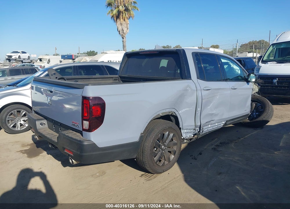 2023 HONDA RIDGELINE SPORT VIN: 5FPYK3F14PB052023