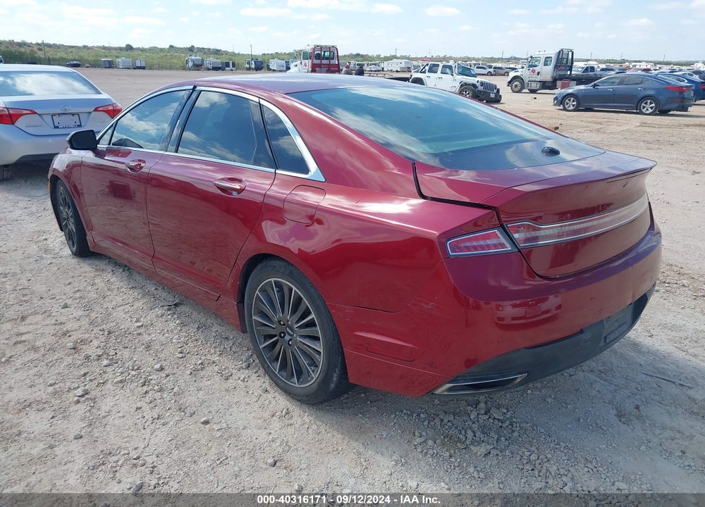2013 LINCOLN MKZ VIN: 3LN6L2JK0DR801171