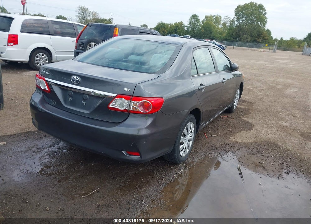 2013 TOYOTA COROLLA LE VIN: 2T1BU4EEXDC998856