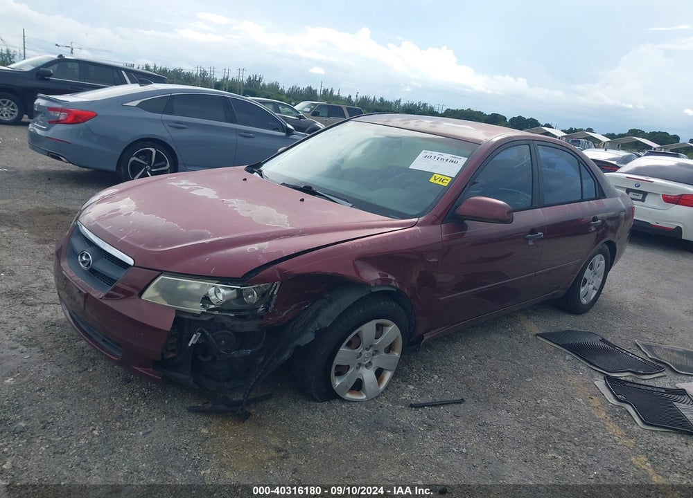 2008 HYUNDAI SONATA VIN: 5NPET46C98H316162