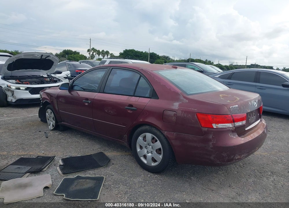 2008 HYUNDAI SONATA VIN: 5NPET46C98H316162