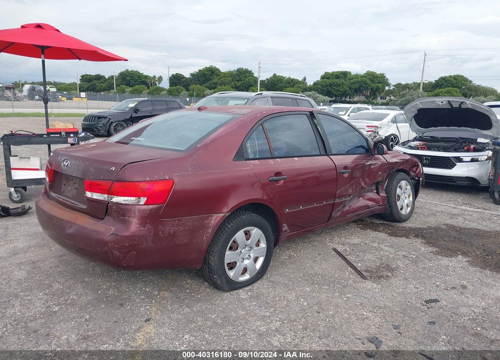 2008 HYUNDAI SONATA VIN: 5NPET46C98H316162