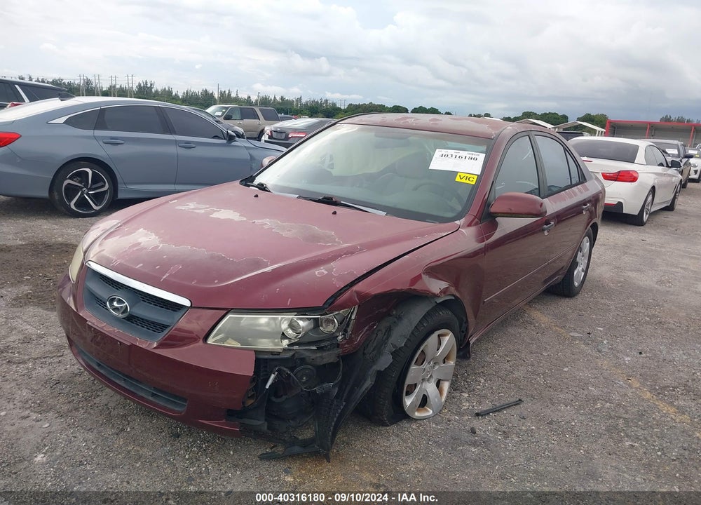 2008 HYUNDAI SONATA VIN: 5NPET46C98H316162