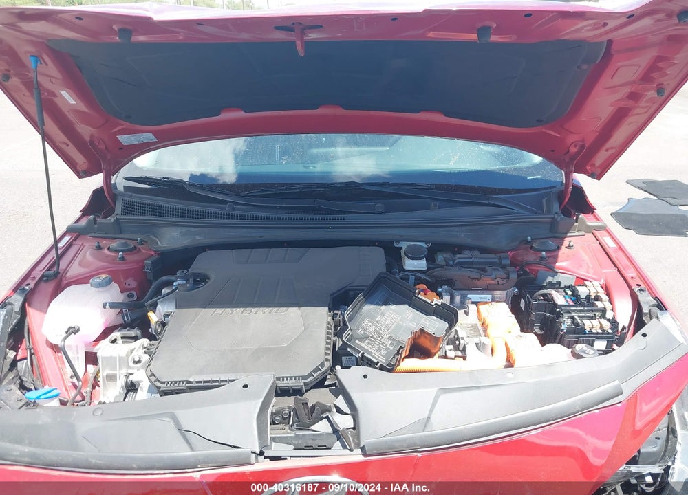 2023 HYUNDAI ELANTRA HYBRID BLUE VIN: KMHLM4AJ7PU080301