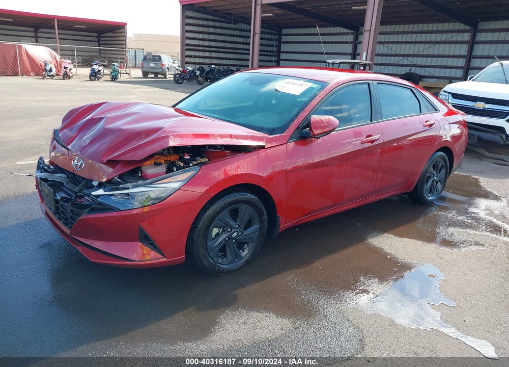 2023 HYUNDAI ELANTRA HYBRID BLUE VIN: KMHLM4AJ7PU080301