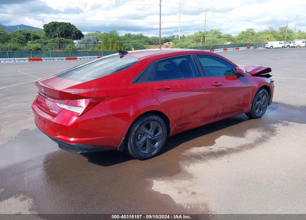 2023 HYUNDAI ELANTRA HYBRID BLUE VIN: KMHLM4AJ7PU080301