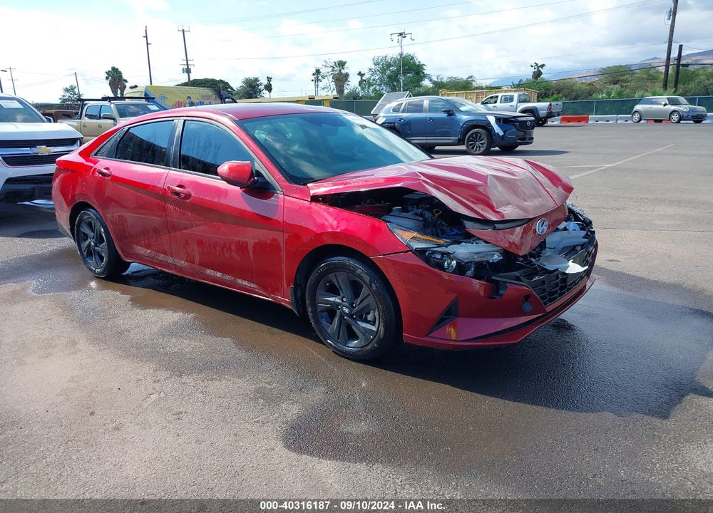 2023 HYUNDAI ELANTRA HYBRID BLUE VIN: KMHLM4AJ7PU080301