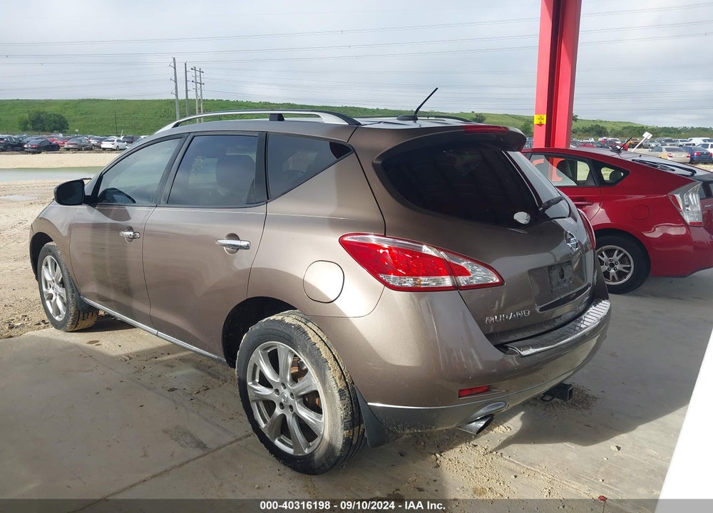 2013 NISSAN MURANO LE VIN: JN8AZ1MW3DW320659