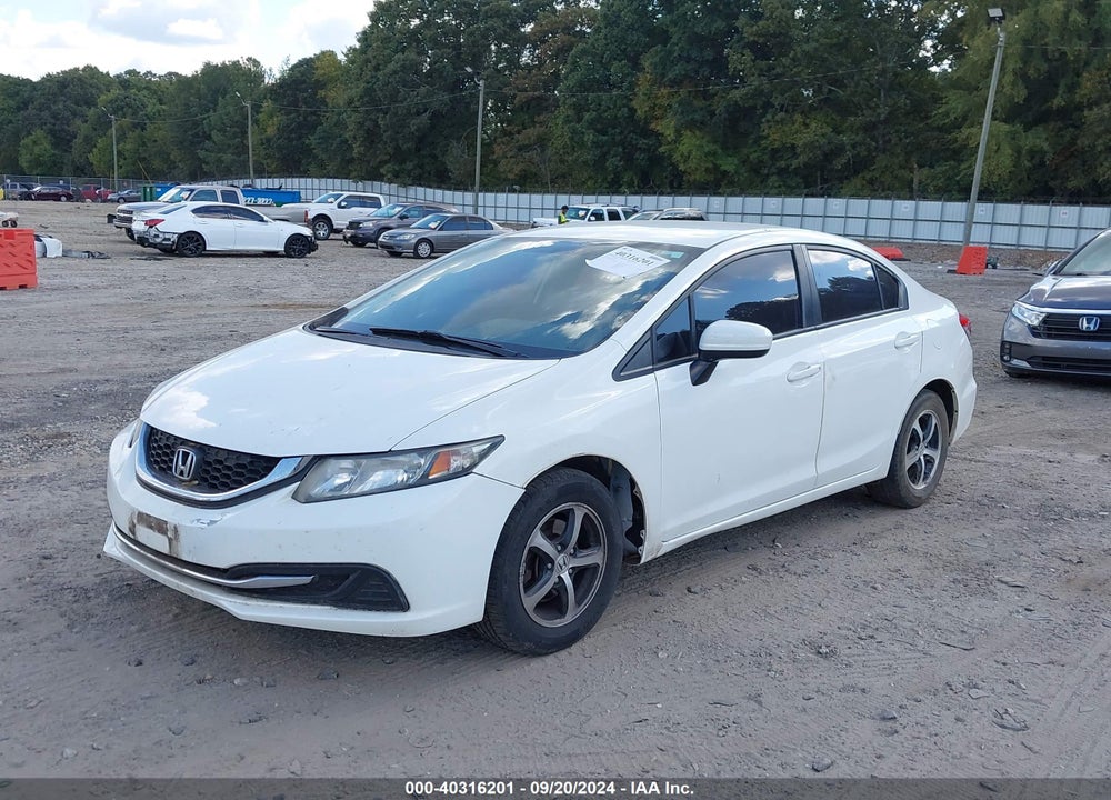 2015 HONDA CIVIC SE VIN: 19XFB2F74FE064238