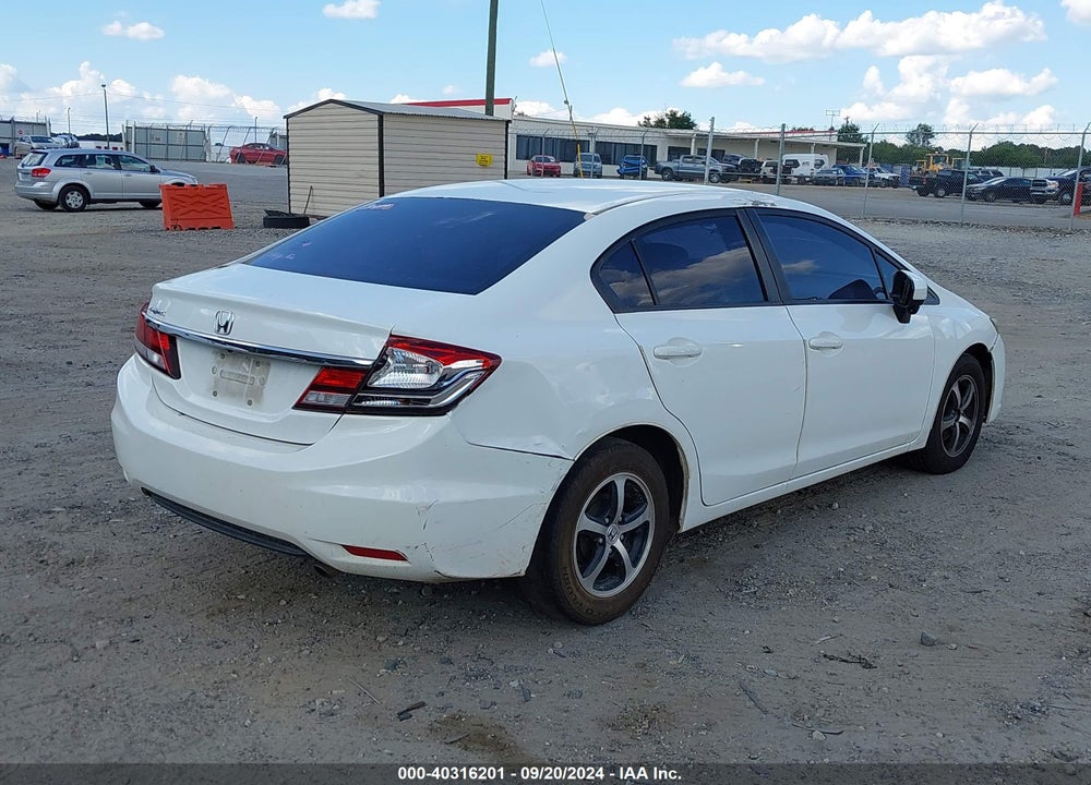 2015 HONDA CIVIC SE VIN: 19XFB2F74FE064238