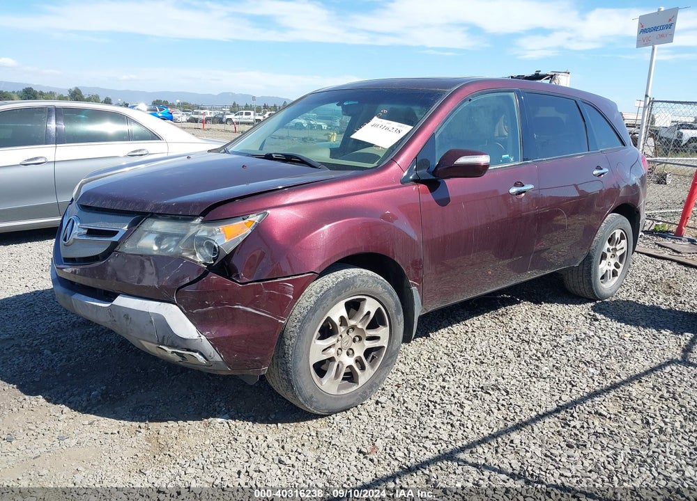 2009 ACURA MDX TECHNOLOGY PACKAGE VIN: 2HNYD28659H512772
