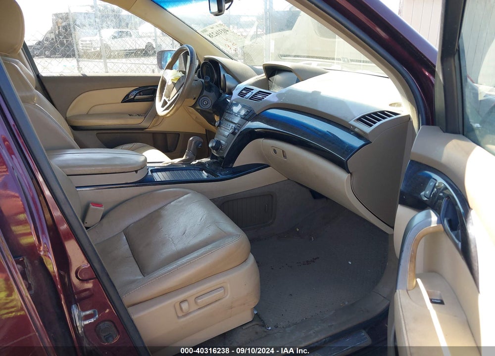 2009 ACURA MDX TECHNOLOGY PACKAGE VIN: 2HNYD28659H512772