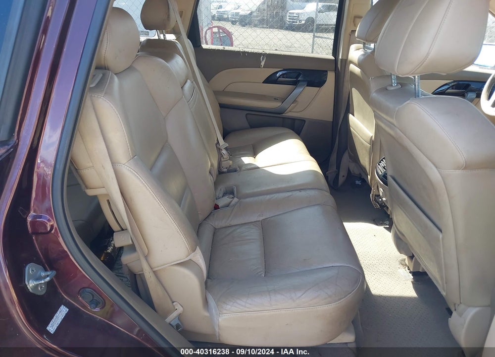 2009 ACURA MDX TECHNOLOGY PACKAGE VIN: 2HNYD28659H512772