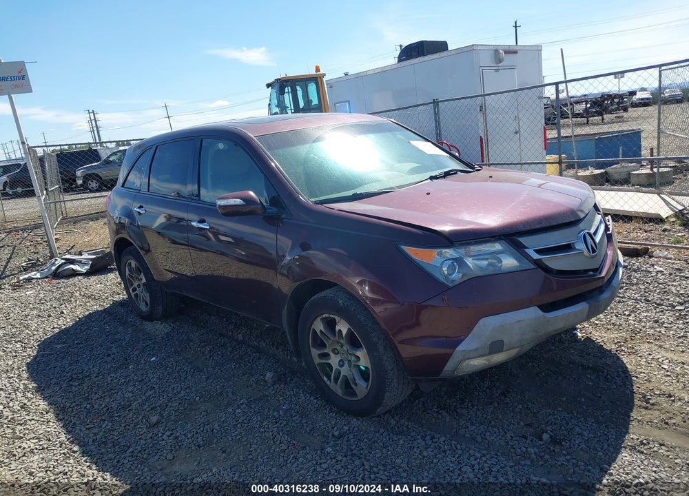2009 ACURA MDX TECHNOLOGY PACKAGE VIN: 2HNYD28659H512772