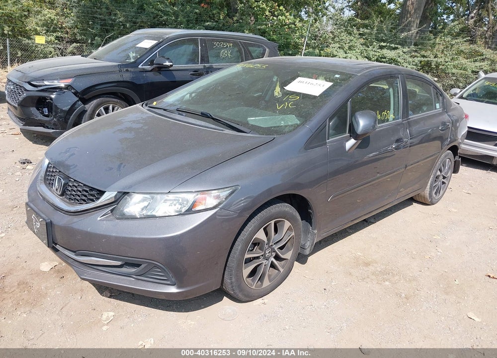 2013 HONDA CIVIC EX VIN: 19XFB2F83DE028417