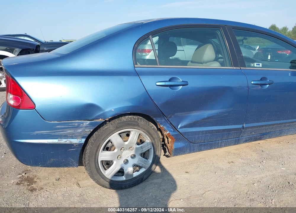 2006 HONDA CIVIC LX VIN: JHMFA16506S012127