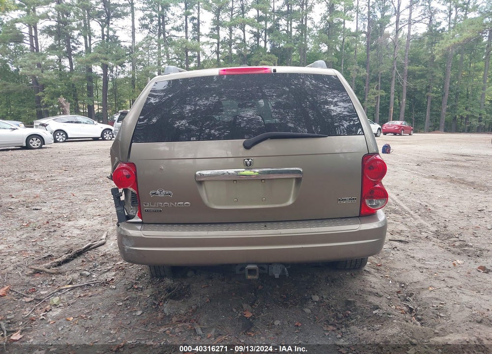 2006 DODGE DURANGO LIMITED VIN: 1D8HB58226F102049