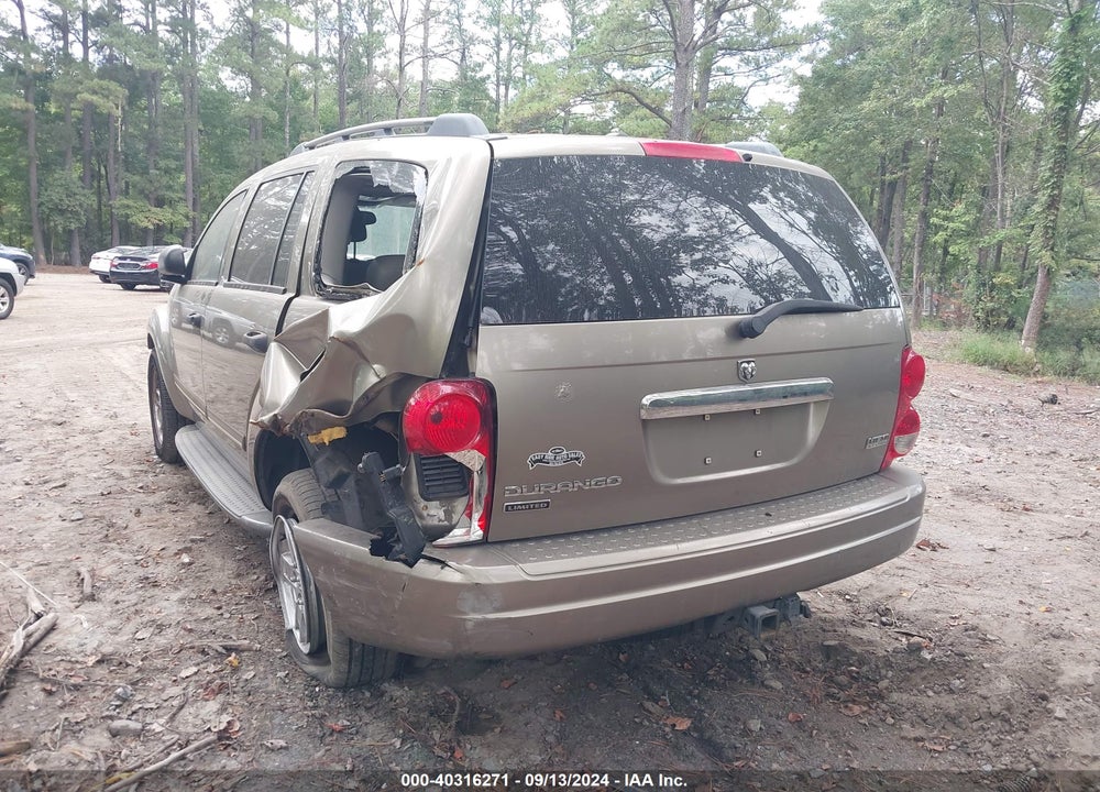 2006 DODGE DURANGO LIMITED VIN: 1D8HB58226F102049