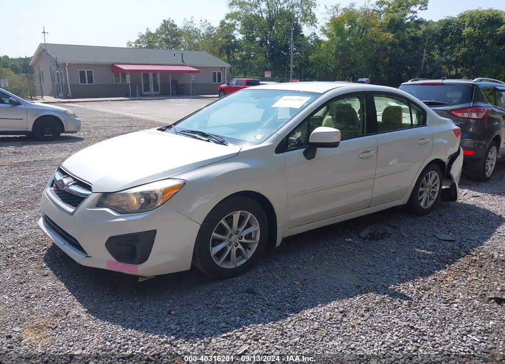 2012 SUBARU IMPREZA 2.0I PREMIUM VIN: JF1GJAC61CH027205