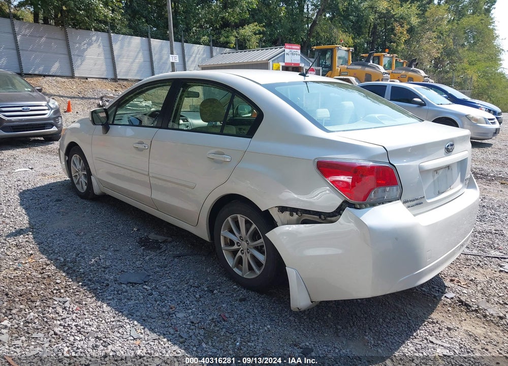 2012 SUBARU IMPREZA 2.0I PREMIUM VIN: JF1GJAC61CH027205
