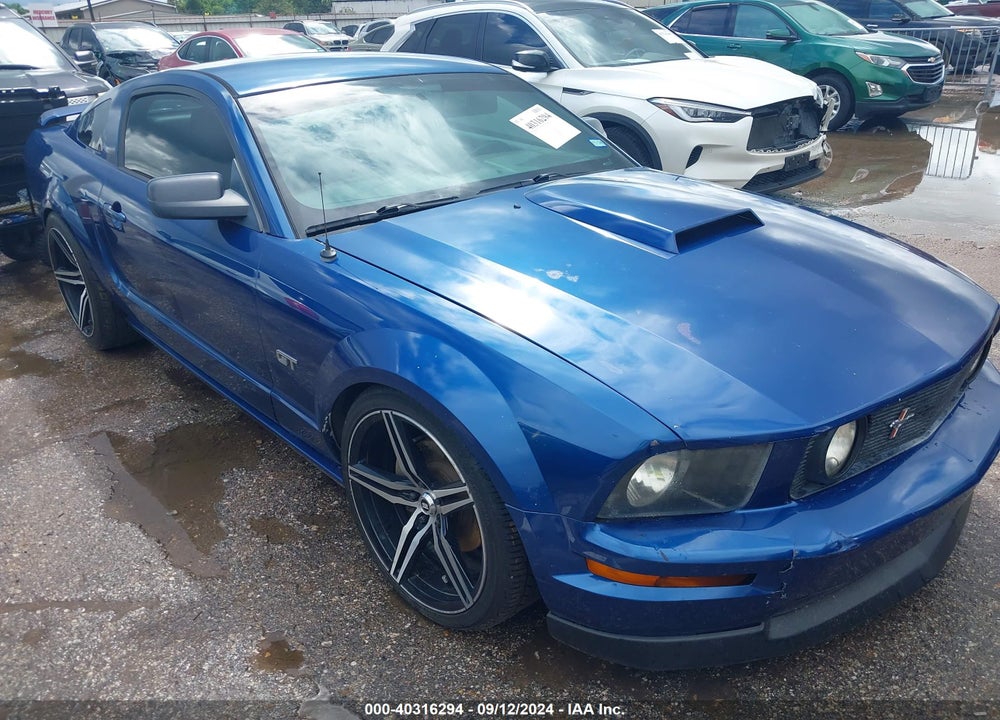 2007 FORD MUSTANG GT VIN: 1ZVFT82H275247386