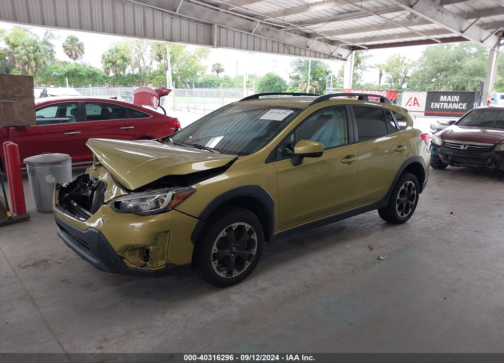 2021 SUBARU CROSSTREK PREMIUM VIN: JF2GTAEC2MH259919