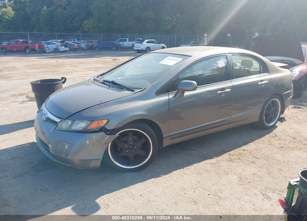 2008 HONDA CIVIC LX VIN: 2HGFA165X8H314893