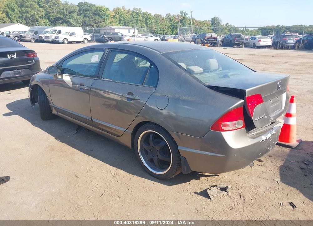 2008 HONDA CIVIC LX VIN: 2HGFA165X8H314893