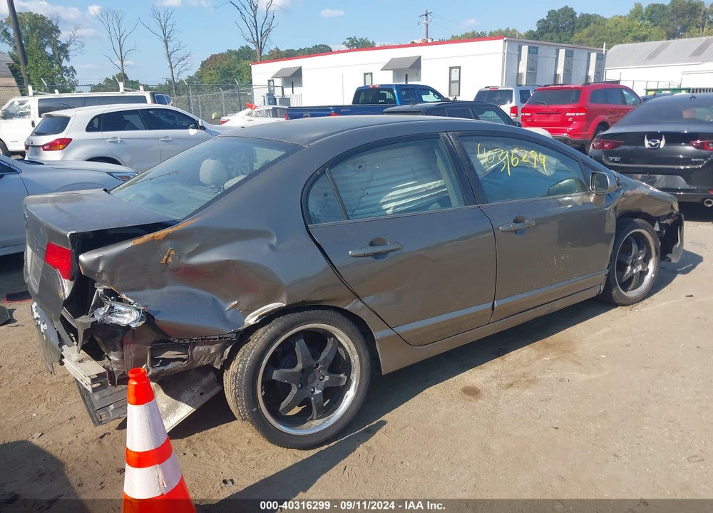 2008 HONDA CIVIC LX VIN: 2HGFA165X8H314893