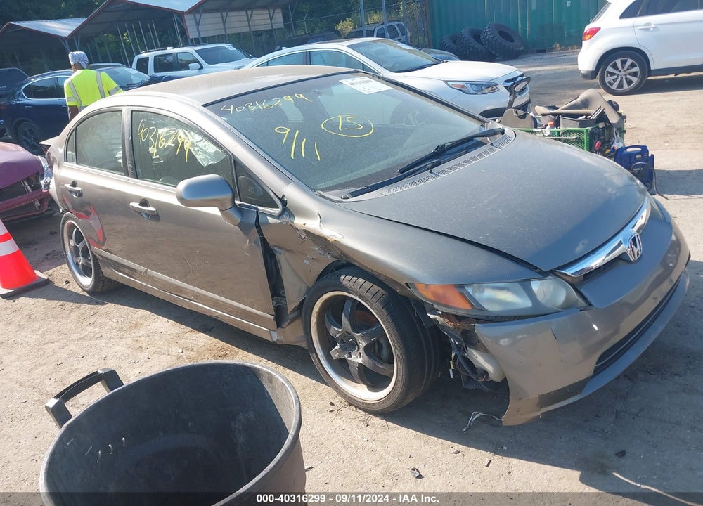 2008 HONDA CIVIC LX VIN: 2HGFA165X8H314893